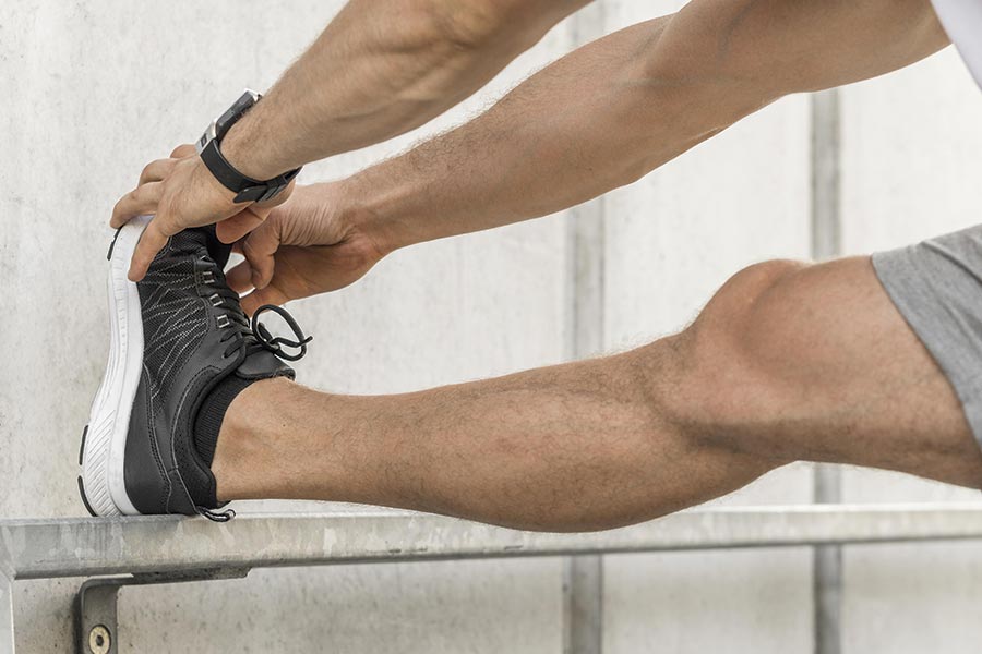 Calentamiento para evitar rotura tendón aquiles