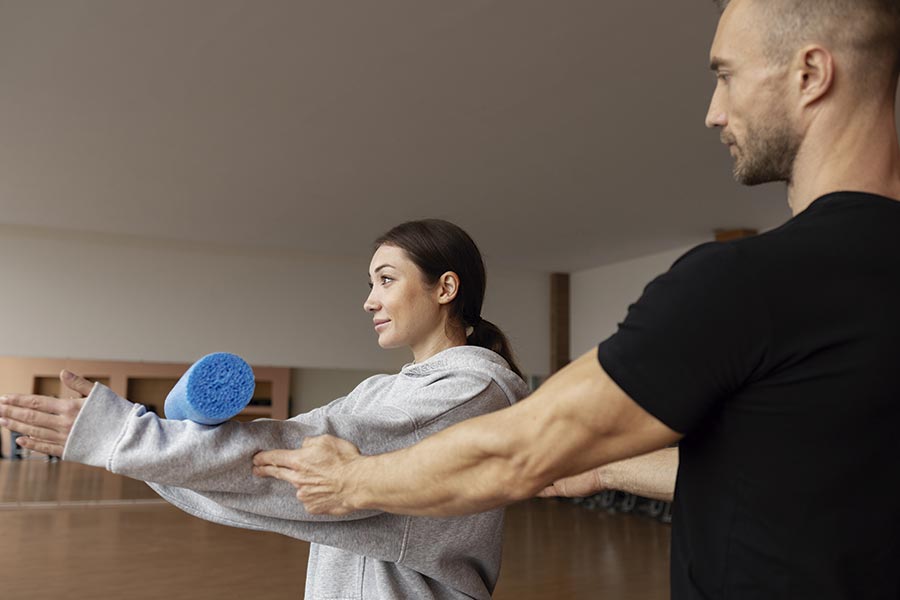 Ejercicio de fuerza para hombro