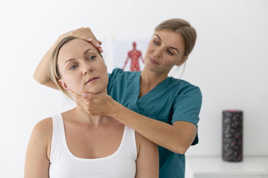 Ajuste cuello cervicales ATM