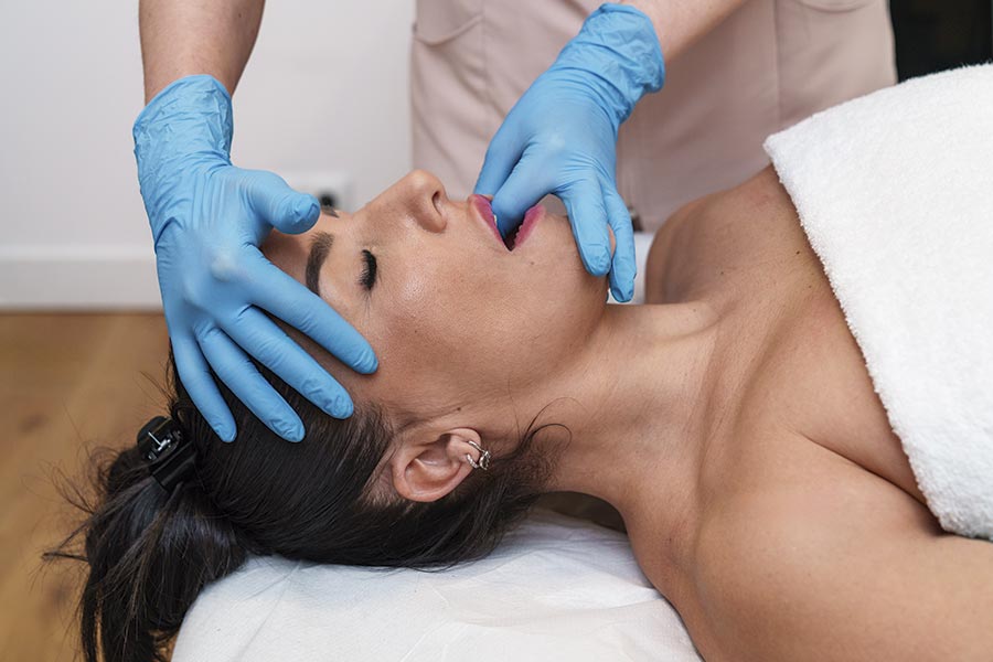 Ajuste mandibula ATM