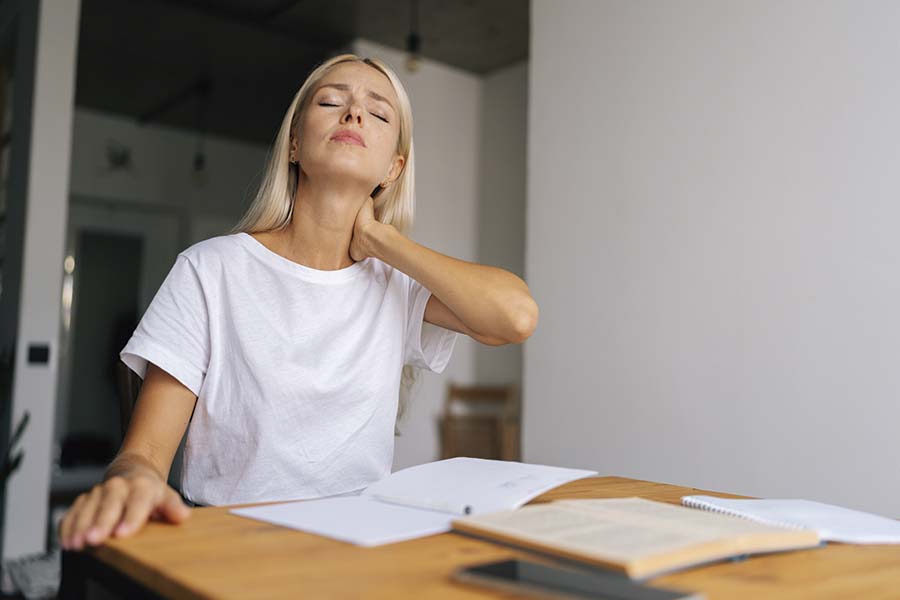 Dolor cuello mala postura